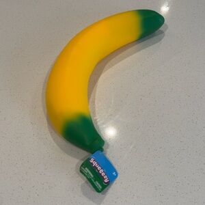 Sunny Days Squeezy Banana 🍌 Sensory Squishy Toy | Stress Relief Fidget